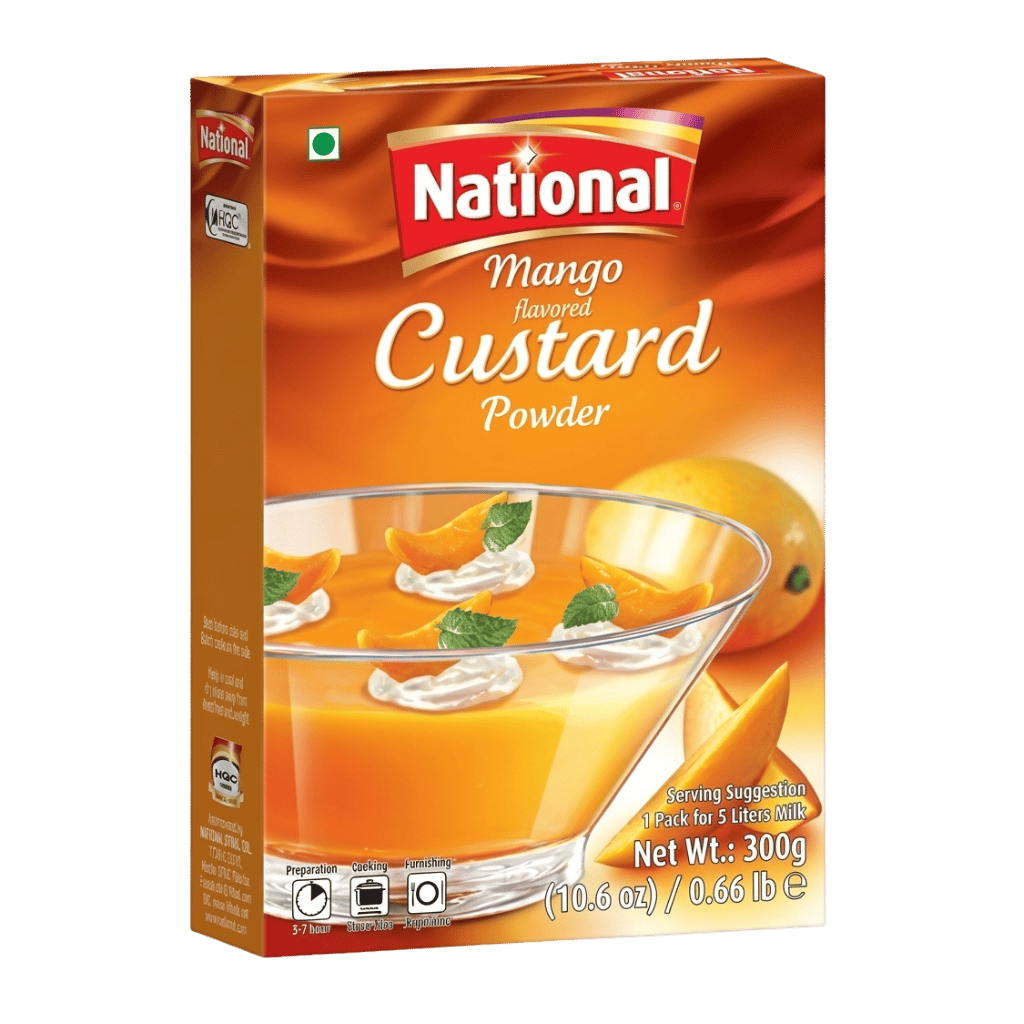National Mango Custard Powder 300 g buy online USA - 1